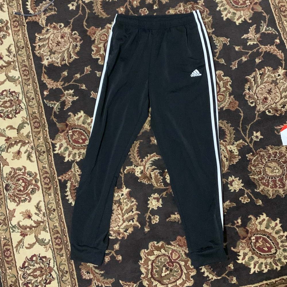 Adidas essentials warm up tapered 3-stripes track pants